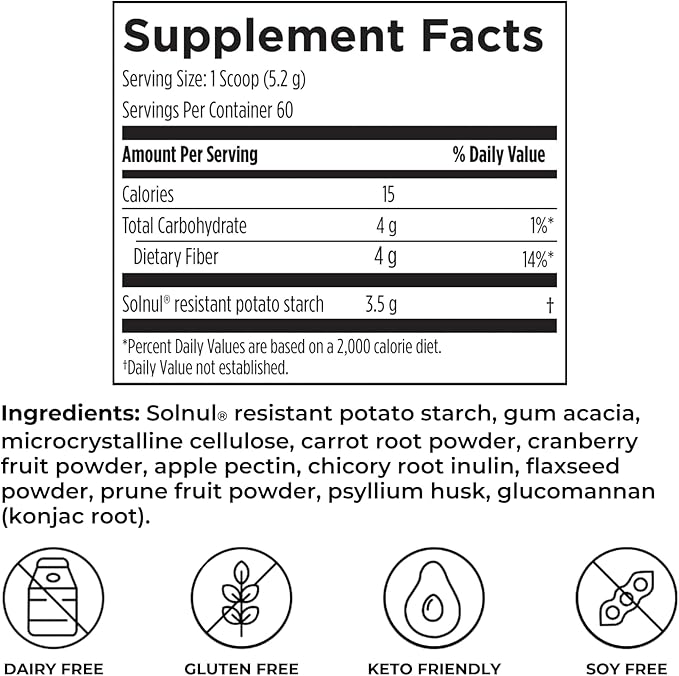 Reignite Wellness by JJ Virgin Vanilla Paleo-Inspired All-in-One Shake and Extra Fiber Powder Supplement