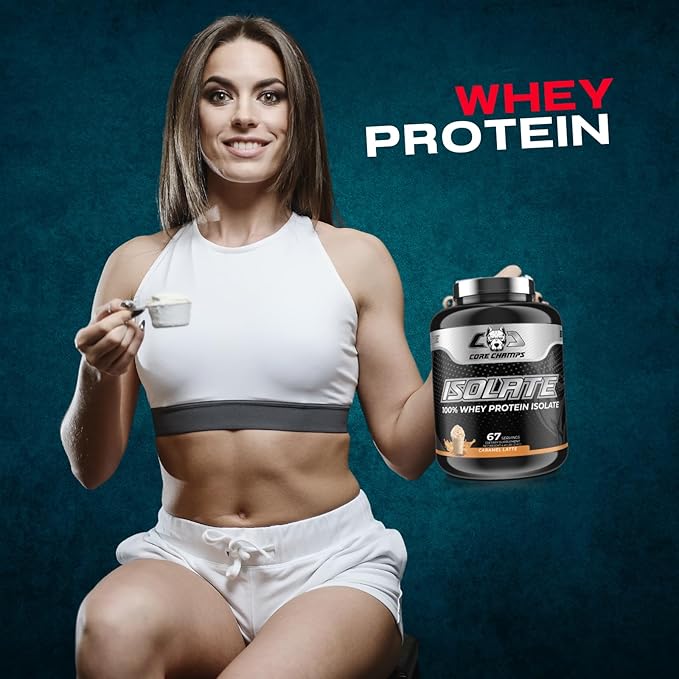 Isolate Protein Powder | 100% Whey Isolate | 25g Protein + All Essential Amino Acids | for Strength &amp Lean Muscle | 4.4 Pounds (Caramel Latte)