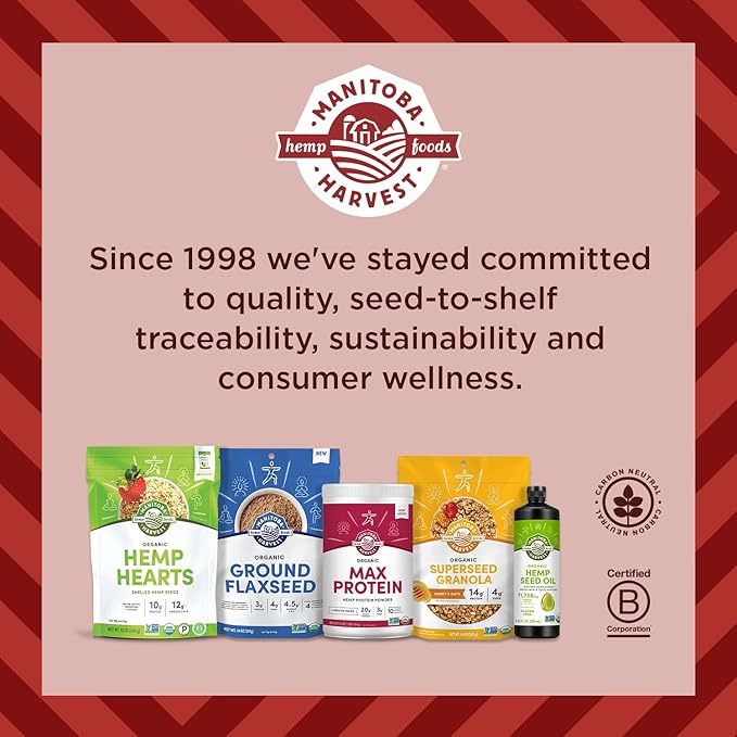 Manitoba Harvest Hemp Yeah Organic Plant-Based Protein Powder with 20g of Complete Plant 4g of Fiber &amp 1.9g Omegas 3&amp6 Non-GMO Vegan Chocolate 16 Oz Packaging May Vary