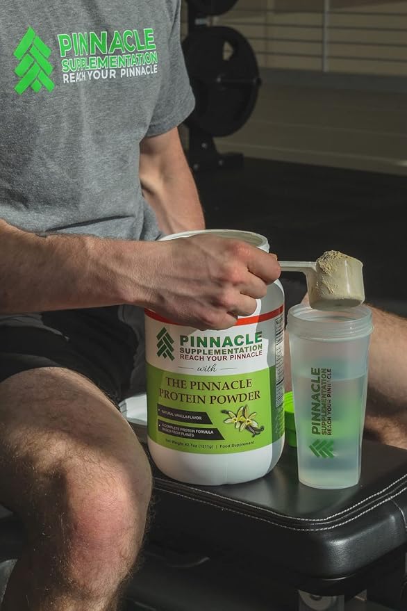 Pinnacle Vegan Vanilla Plant Protein Powder 31g Pea &amp Rice Protein Keto Low Carb Sugar Free Gluten Free Lactose Free Dairy Free Protein Powder Without Artificial Sweeteners 30 Servings