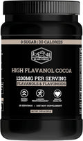Black Forest High Flavanol Cocoa Powder (1200mg Flavanols &amp Flavonoids Supplements)10X More Flavanols (Epicatechin) Than Cocoa &amp 600mg of Epicatechin Supplement for Heart Health Nitric Oxide