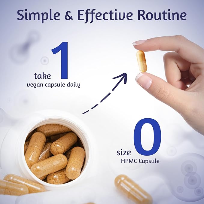 Akkermansia Muciniphila Probiotic 30 Billion TFU Pasteurized Form with Natural Prebiotic Inulin GLP-1 Supplement for Gut Health &amp Digestion Shelf Stable 30 Vegan Capsules