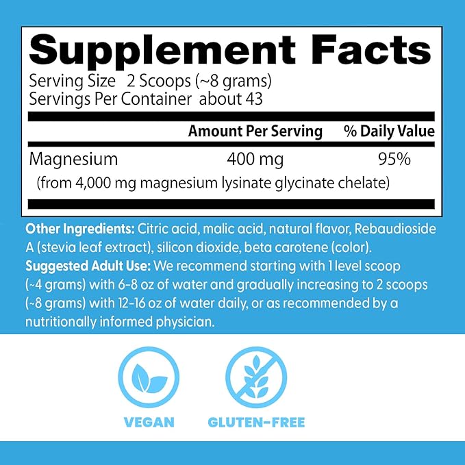 Doctor's Best High Absorption Magnesium Powder (Peach Flavored) 100% Chelated TRACCS Not Buffered Headaches Muscle Vegan Peach Flavor 12.3 Ounce (Pack of 1)