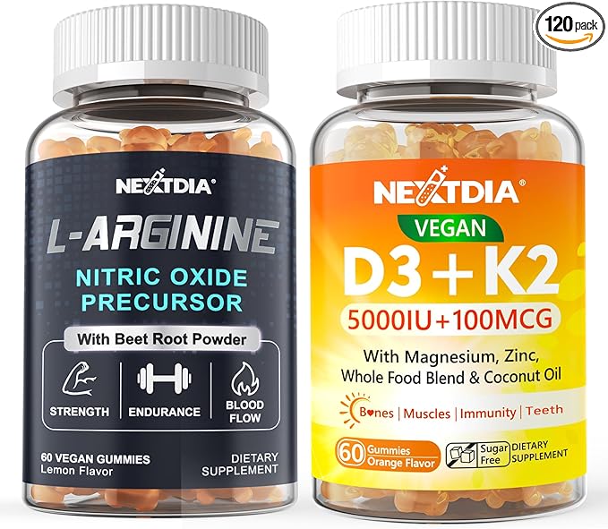 Vitamin D3 K2 + L Arginine Gummies