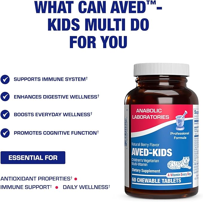 25-in-1 Kids Chewable Multivitamin - Clinically Formulated Kids Multivitamin with Iron Magnesium Vitamins A B Complex C D E Antioxidant Rich Fruit Extracts &amp More - Made in The USA - 1 Month Suppl