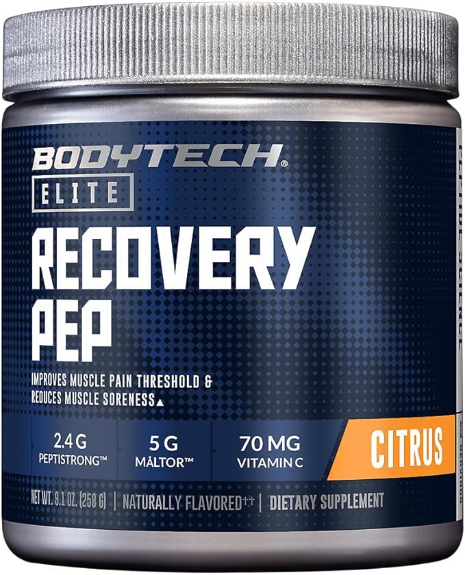 Recovery Pep a Peptides Powder with 2.4g PeptiStrong - Citrus (9.1 oz./30 Servings)