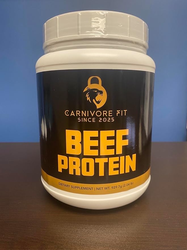 Carnivore Fit Beef Protein Powder 26g Protein Per Serving 30 Servings Hydrolyzed Bovine Collagen 929.7g