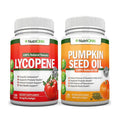 NutriONN Pumpkin Seed Oil Softgels Lycopene Capsules Combo - Targeted Support for Prostate &amp Urinary Health