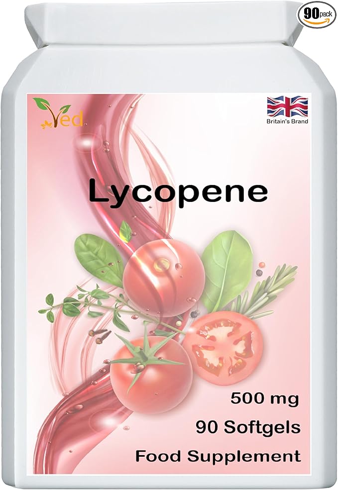 Lycopene 500 mg | 90 Softgel 3 Month Supply.