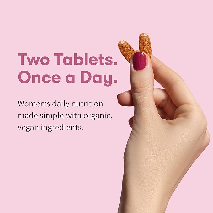 Garden of Life Multivitamin for Women 40 Plus Organics Womens Vitamins Hormone &amp Breast Health Support Blend Vegan 120 Tablets