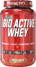 iSatori 100% Bio-Active Whey Protein Muscle Growth &amp Recovery with Whey Isolate Hydrolysate Concentrate BCAAs &amp Colostrum Peptides 25g of Protein Per Serving - Chocolate Sensation (26 Ser