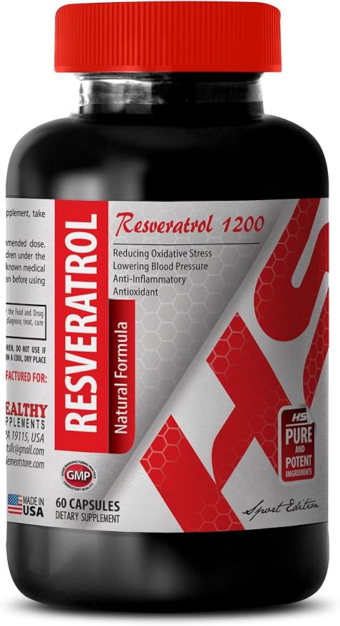 Trans-RESVERATROL Supplement - resveratrol Complex resveratrol Supplement Berry resveratrol Pure resveratrol Extract Natural resveratrol Resveratrol for Skin Anti-Aging resveratrol 2Bot