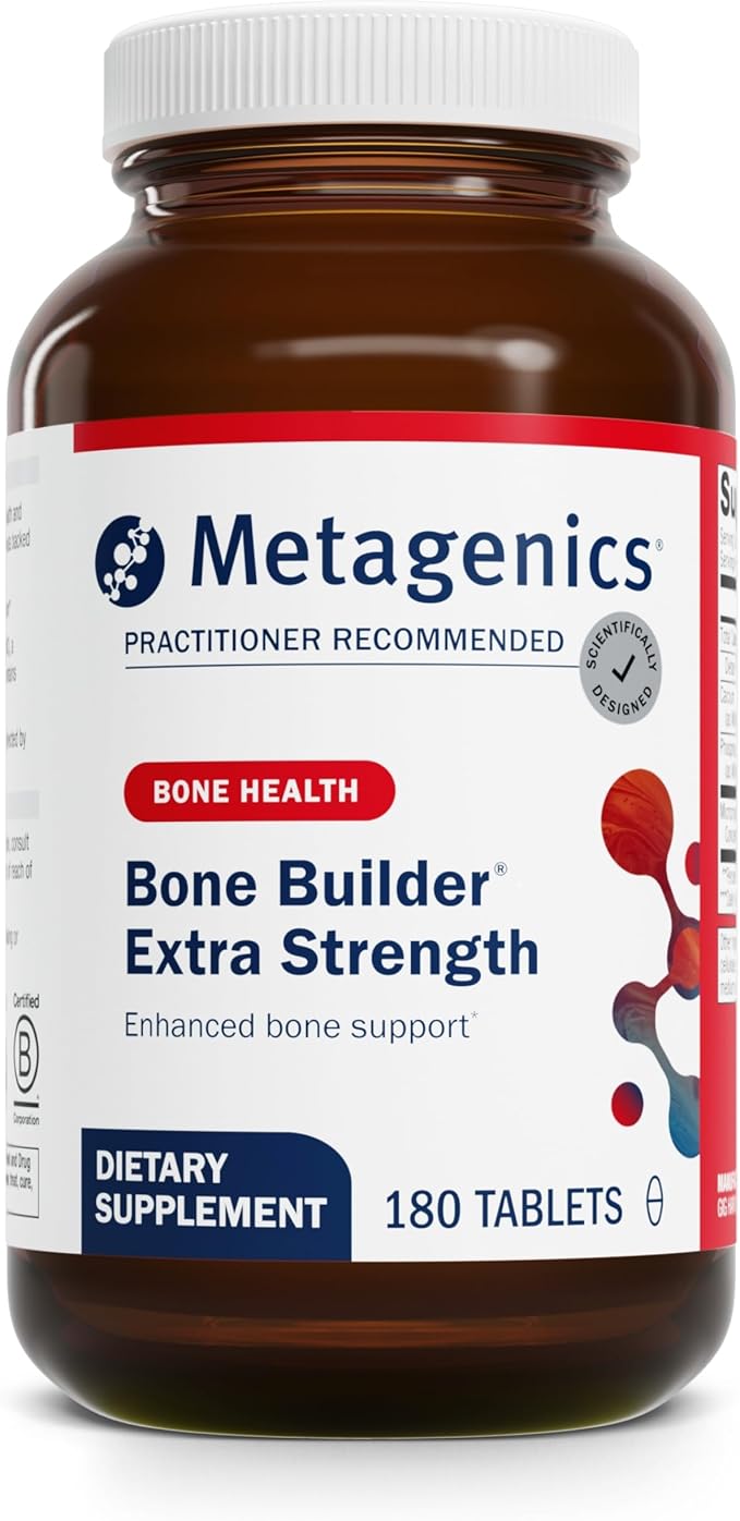 Metagenics Bundle - Bone Builder Extra Strength &amp D3 5000-180 Tablets of Bone Builder* - 120 Softgels of D3 5000 for Immune Support &amp Heart Health*