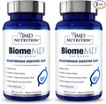1MD Nutrition BiomeMD Probiotics for Women - 62 Billion CFUs 16 Strains with Prebiotics | Supports Vaginal &amp Urinary Health - Doctor-Formulated | 30 Capsules (2-Pack)