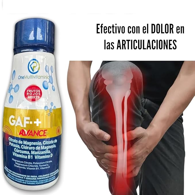 Gaf + Formula avanzada - Multivitamin 10.14 Fl Oz 300ML Red Fruit Flavor