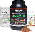M+S Hydrolyzed Whey Protein Isolate (Chocolate) + Vitamin C + Multi Collagen Complex – Hydrolyzed Collagen peptides