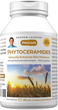 ANDREW LESSMAN Phytoceramides with Biotin 30 Softgels - Skin’s Vital Natural Internal Moisturizer. Naturally Enhances Soft Smooth Radiant Skin. No Additives. Small Easy to Swallow Softgels