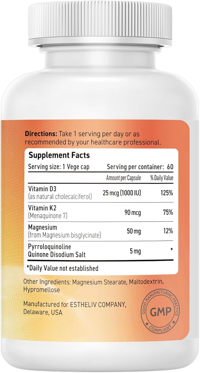 OsteoMagnesium 4-in-1 Bone | Immune | Mood | Sleep 60 Veggie Capsules