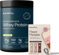Gainful Performance Whey Protein Powder &amp Neapolitan Flavor Bundle 25g Protein Supports Muscle Growth Recovery and Endurance No Artificial Ingredients 14 Servings + 14 Flavor Sticks