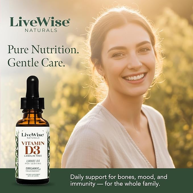 Vitamin D3 1000 IU 25 MCG Drops - 150 Servings Ultra Concentrated Formulation Fast Absorption Vegan Organic MCT Oil Formula - Micro-Dosing Dropper for Bone &amp Immune Support