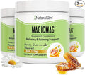NaturalSlim Magicmag Pure Magnesium Citrate Powder Stress Constipation Muscle Heart Health and Sleep Support | Honey Chamomile Flavored Magnesium Supplement - 8oz Drink Mix (3 Pack)