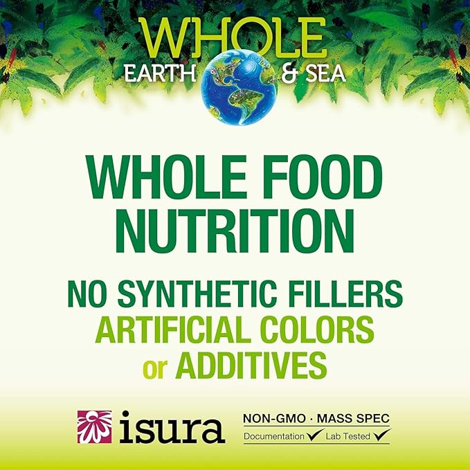 Natural Factors Whole Earth &amp Sea Women's Prenatal Multivitamin and Mineral Whole Food Supplement Vegan 120 Tablets