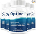 (5 Pack) Optivell Eye Capsules Optivel Pills Vitamins Eye Care Wellness Supplement Healthy Eyesight Retina Sharper Vision Support Formula Clear Eyes Ocular Comfort Health Visual Balance (300 ct)