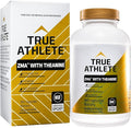 True Athlete ZMA + L Theanine Capsules Zinc Magnesium and Vitamin B6 Supplement for Active Men and Women Supports Recovery and Relaxation Gluten Free Sugar Free 180 Capsules