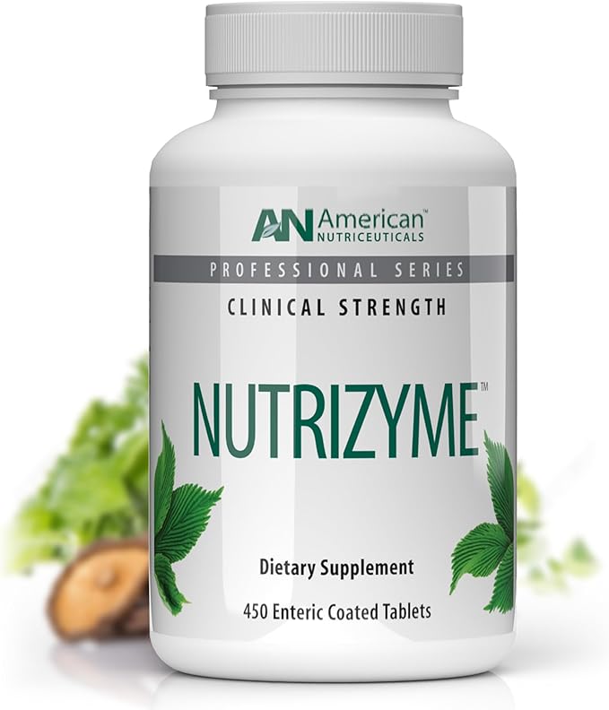 American Nutriceuticals - Nutrizyme Proteolytic Enzymes Tablets - 450 Count (1 Pack)