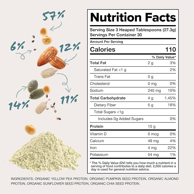 Complement Organic Protein Bundle | Unflavored Chocolate &amp Vanilla Vegan Protein for Post-Workout Recovery &amp Daily Nutrition