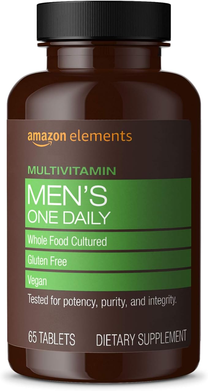 Amazon Elements Men's One Daily Multivitamin (65 Tablets) and Amazon Elements B Complex (65 Capsules)