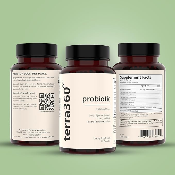 Womens Probiotic - 23 Billion CFU++ Probiotic Capsules for Gut Health for Men Enhanced Daily Immune Support - probiotics for Women - 30 Capsules