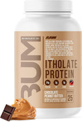 RAW Whey Isolate Protein Powder Chocolate Peanut Butter (CBUM Itholate) - 100% Grass-Fed Sports Nutrition Powder for Muscle Growth &amp Recovery - Low-Fat Low Carb Naturally Flavored - 25 Servings