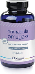 nūmaqula Omega 3 Supplement - 270 Softgels 90-Day Supply - Re-Esterified Omega 3 Triglyceride Form with Lutein &amp Zeaxanthin - 1400mg DHA &amp 400mg EPA for Macular &amp Retinal Support