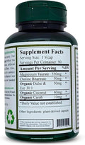 Magnesium Taurate High Absorbable 90 Non-GMO Vegan &amp Gluten Free Made with Organic Wild-Crafted and Natural Ingredients (Single)