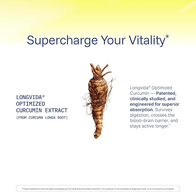 ProHealth Turmeric Curcumin Supplement: 285 Times More Bioavailable- Developed by Neuroscientists. 1000 mg Concentrated Longvida Curcumin Extract Per Serving (60 X 500mg Capsules Per Bottle)