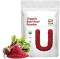 Unleash’d Organic Beet Root Powder 16 oz – 100% Pure Raw Superfood Non-GMO Nutrient-Rich Energy &amp Circulation Support