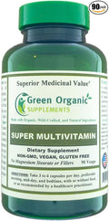 Multivitamin Super 90 VCaps High Absorbable Non-GMO Gluten-Free