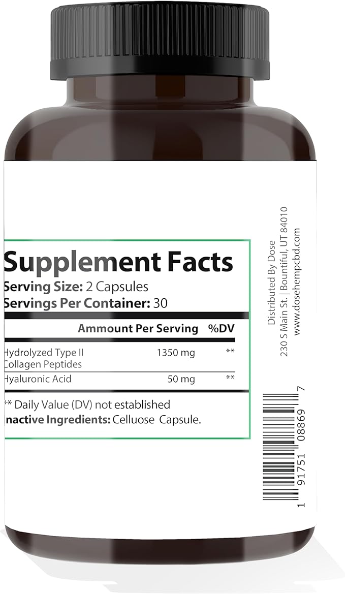 DOSE Collagen Type || Premium Multivitamin for Daily Wellness - Supports Energy Immunity and Overall Health