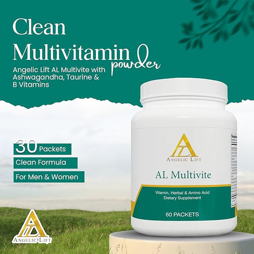 AL Multivite – Daily Multivitamin with Herbal &amp Amino Acid Complex – Energy Immunity &amp Metabolism Support – 30 Packets – Clean Balanced Supplement for Men &amp Women
