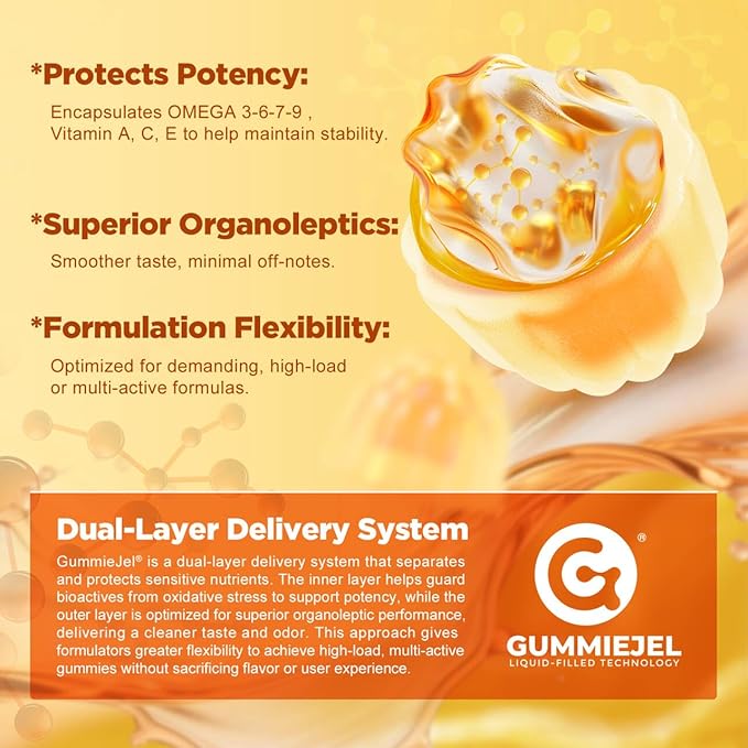 Omega 3-6-7-9 Gummies Organic Sea Buckthorn Oil 1200MG &amp Flaxseed Oil 500MG Vegan Omega 7 Supplement w/Vitamin A C E Fatty Acids No Fish Taste Supports Skin Eye Immune Brain Health 60 C