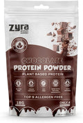 Zyra Pea Protein Powder Chocolate – 18g Plant Based Protein Vegan Dairy Free Gluten Free Soy Free Top 9 Allergen Free Low Carb Keto Friendly Smooth Mixing Easy to Digest