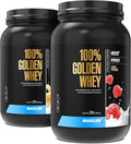 Maxler 100% Golden Whey Bananas &amp Cream and Strawberry Cream Bundle