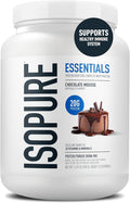 Isopure Essentials 100% Whey Protein Powder with Vitamins 20g Protein Per Serving Chocolate Mousse 13 Servings (Pack of 1)
