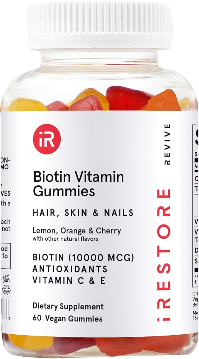 iRestore Stronger Strands Bundle: Biotin Gummies + Essential Hair Device