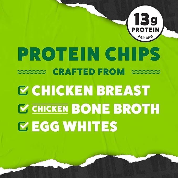 WILDE Protein Chips Variety Pack High Protein Snacks for Adults Keto Chips Gluten Free Low Carb Snack Box Made with Real Ingredients 1.34oz Bags Pack of 12