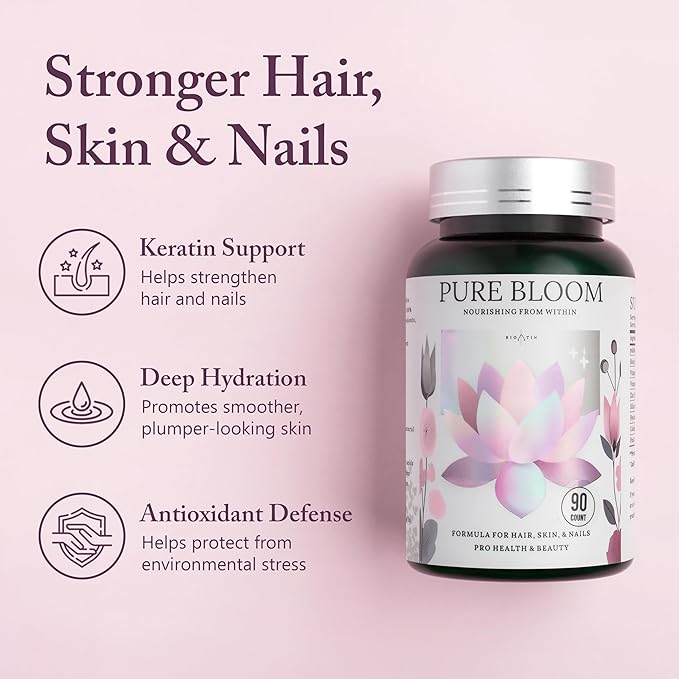 Biotin 5000 mcg – Hair Skin &amp Nails Vitamins for Women &amp Men – Supports Stronger Hair Growth Healthier Skin &amp Nails – Vegan Non-GMO Supplement