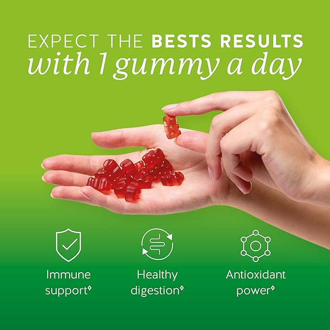 Bears with Benefits Apple Cider Vinegar Gummies – Metabolism &amp Detox Support with Vitamins B6 B12 Iodine &amp Folic Acid – Vegan. Balanced Gut (60 Gummies)