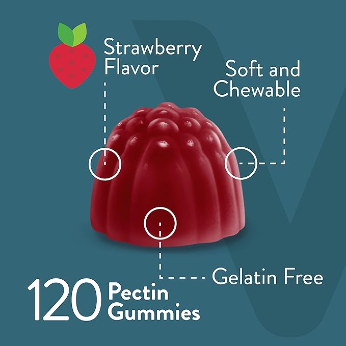 VITEEY Vitamin D3 K2 Gummies - 1000 IU Vitamin D3 and K2 100mcg - Bone &amp Heart Health for Adults and Teens - Vegetarian Gelatin Free GMO Free - Tasty Chewable D3K2 Vitamins Strawberry Flavored G