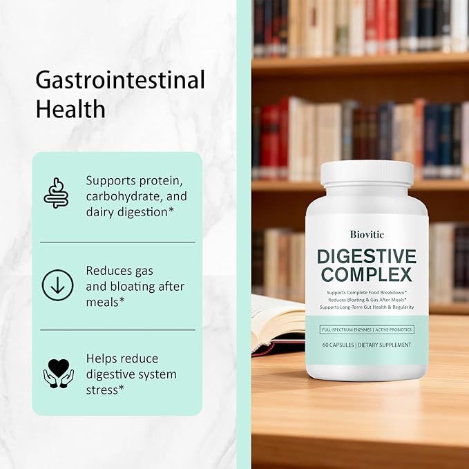 Morvyn Biovitic Digestive Complex 60 Capsules (1Pc)